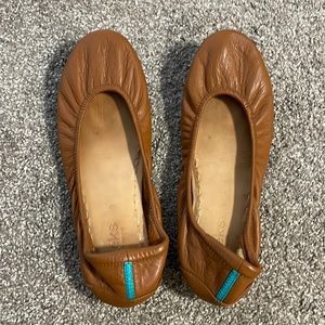Chestnut Tieks size 9